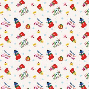 One Roll of BABY SHARK Happy Holidays wrapping paper gift wrap 50 Sq ft NIP